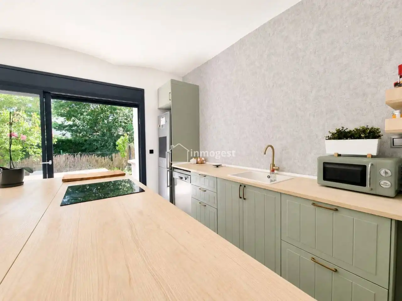 Kitchen of Houses for sale in Sarrià de Ter  with Air Conditioner, Heating and Private garden