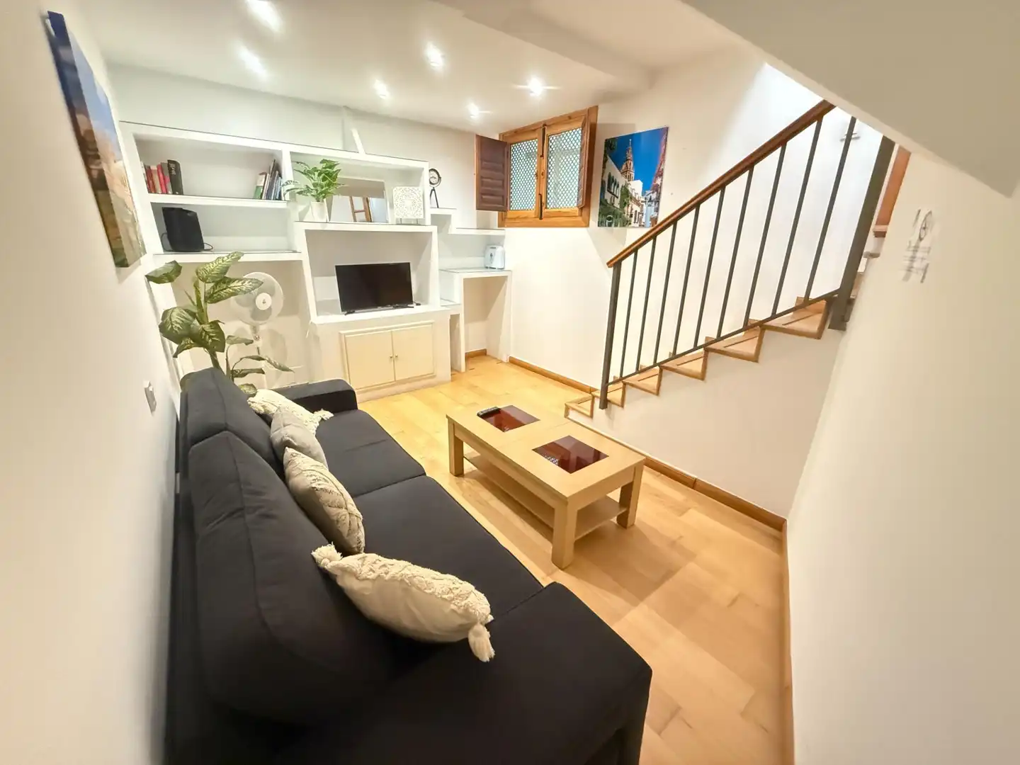 Sala de estar de Dúplex de alquiler en Córdoba con Aire acondicionado y Amueblado