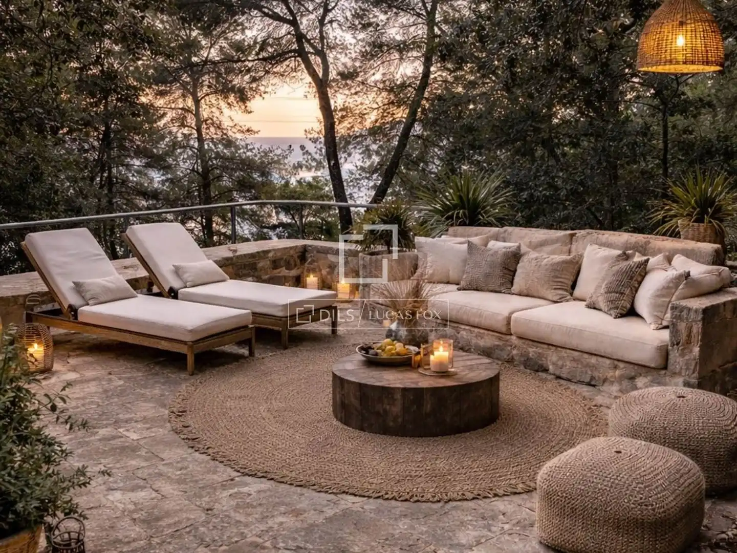 Terraza de Finca rústica en venta en Banyalbufar con Jardín privado y Piscina
