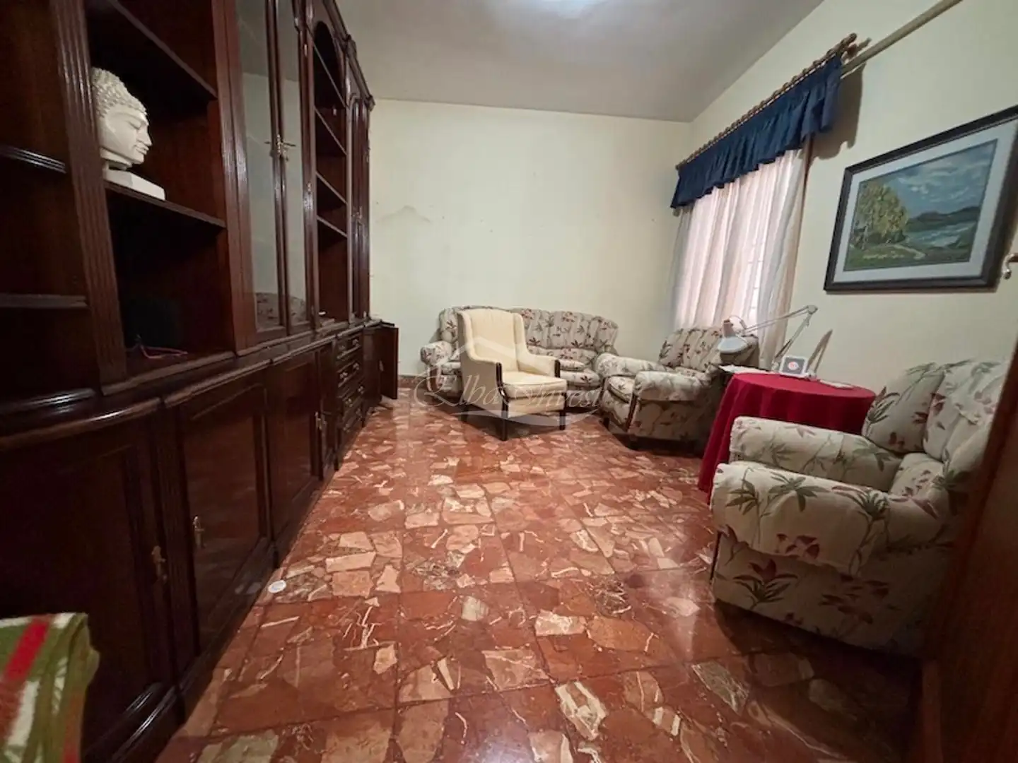 Sala d'estar de Casa o xalet en venda en Guía de Isora amb Aire condicionat, Terrassa i Traster