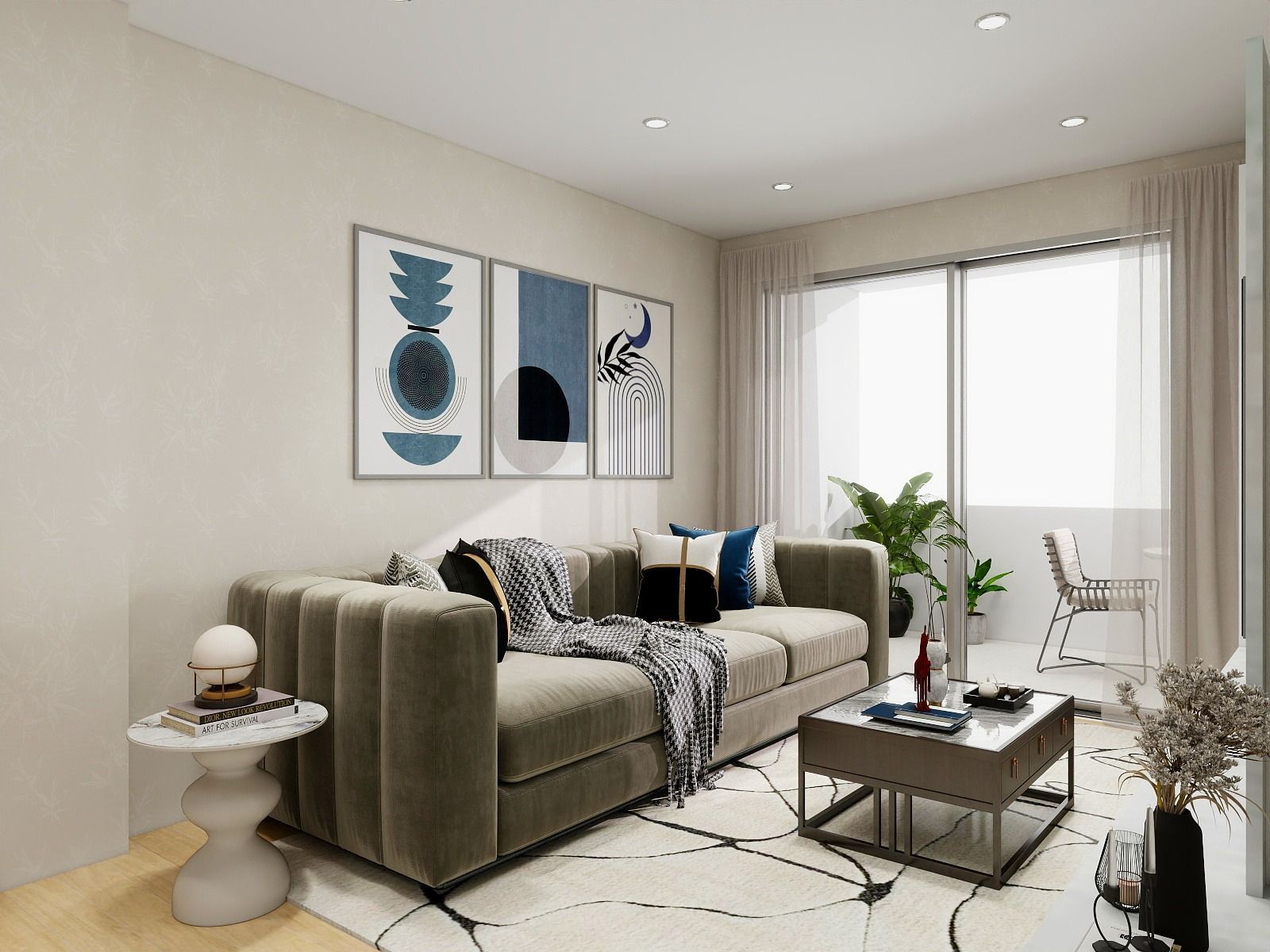 Living room of Flat for sale in  Barcelona Capital  with Air Conditioner, Heating and Terrace