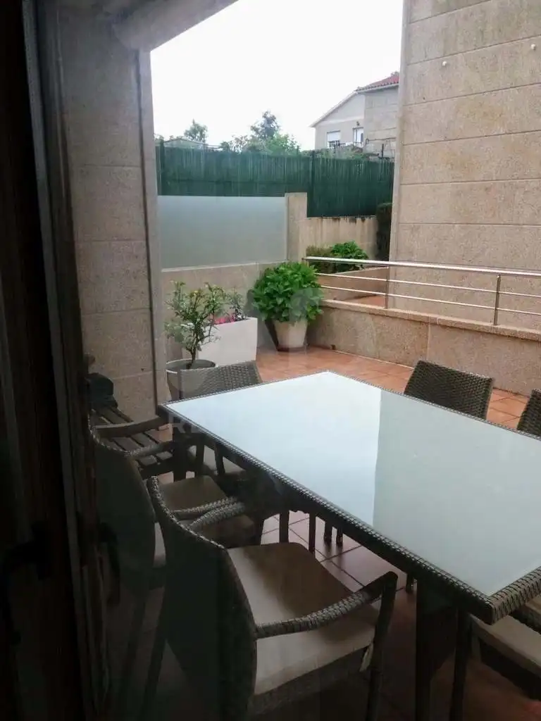 Terrassa de Casa o xalet en venda en Sanxenxo amb Calefacció, Terrassa i Piscina