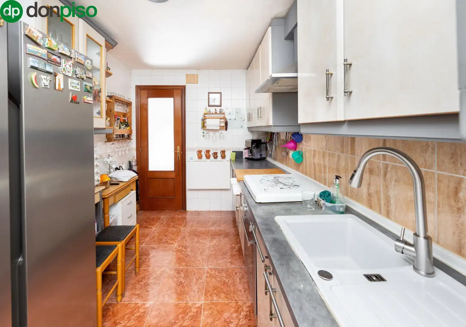 Cocina de Casa adosada en venta en Cenes de la Vega con Calefacción y Terraza