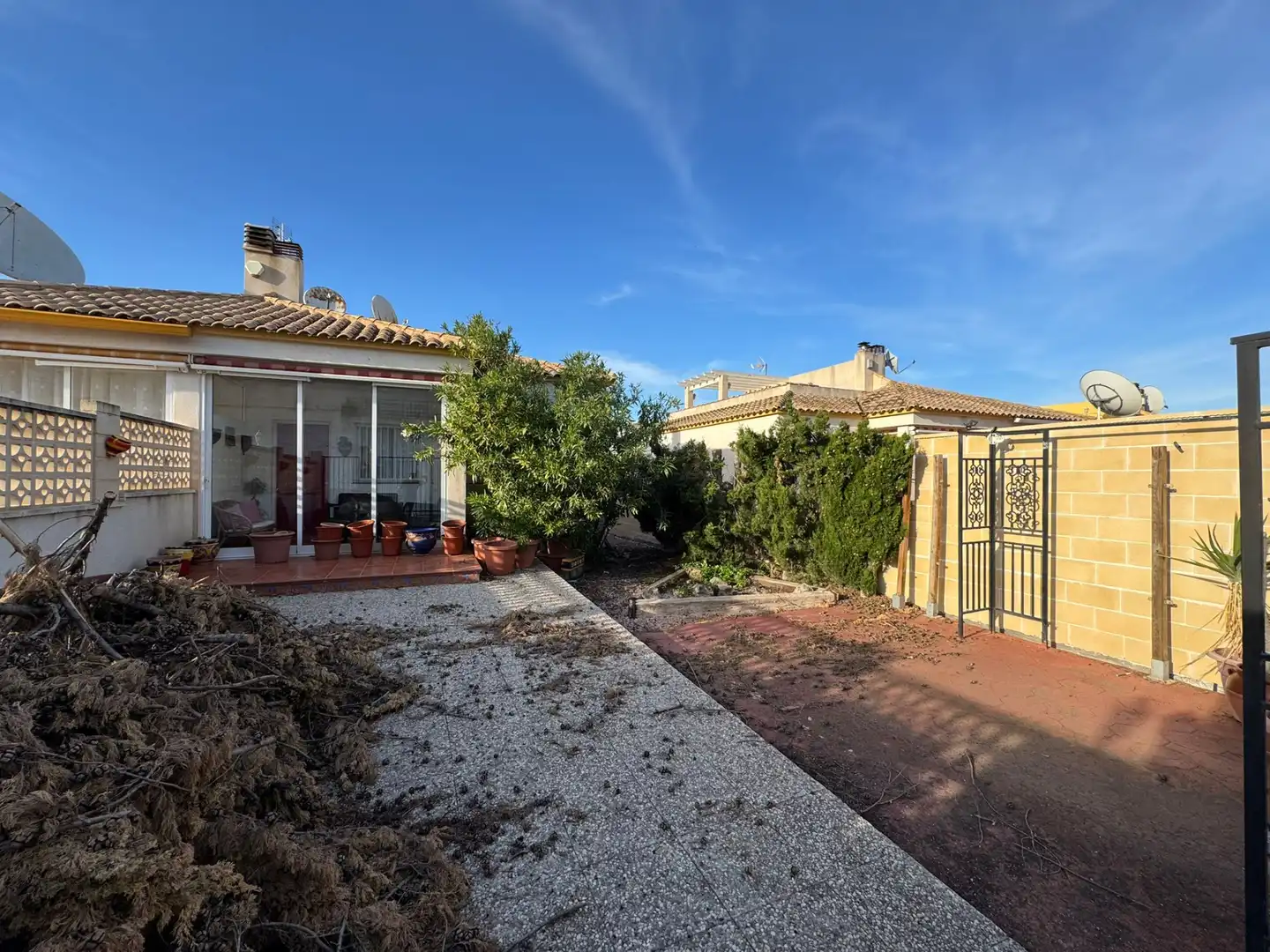 Garden of Detached homes for sale in Castalla  with Air Conditioner, Private garden and Terrace