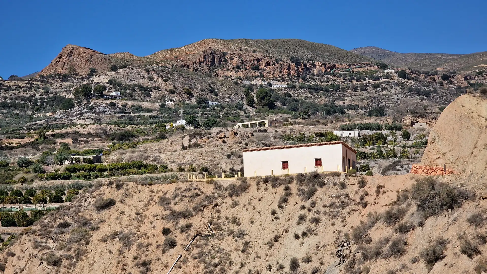 Vista exterior de Finca rústica en venda en Canjáyar amb Jardí privat, Terrassa i Traster