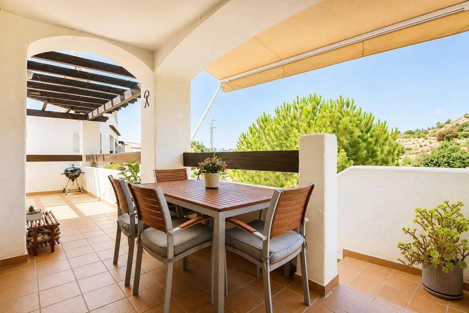 Terrassa de Dúplex en venda en Benalmádena amb Aire condicionat, Calefacció i Jardí privat