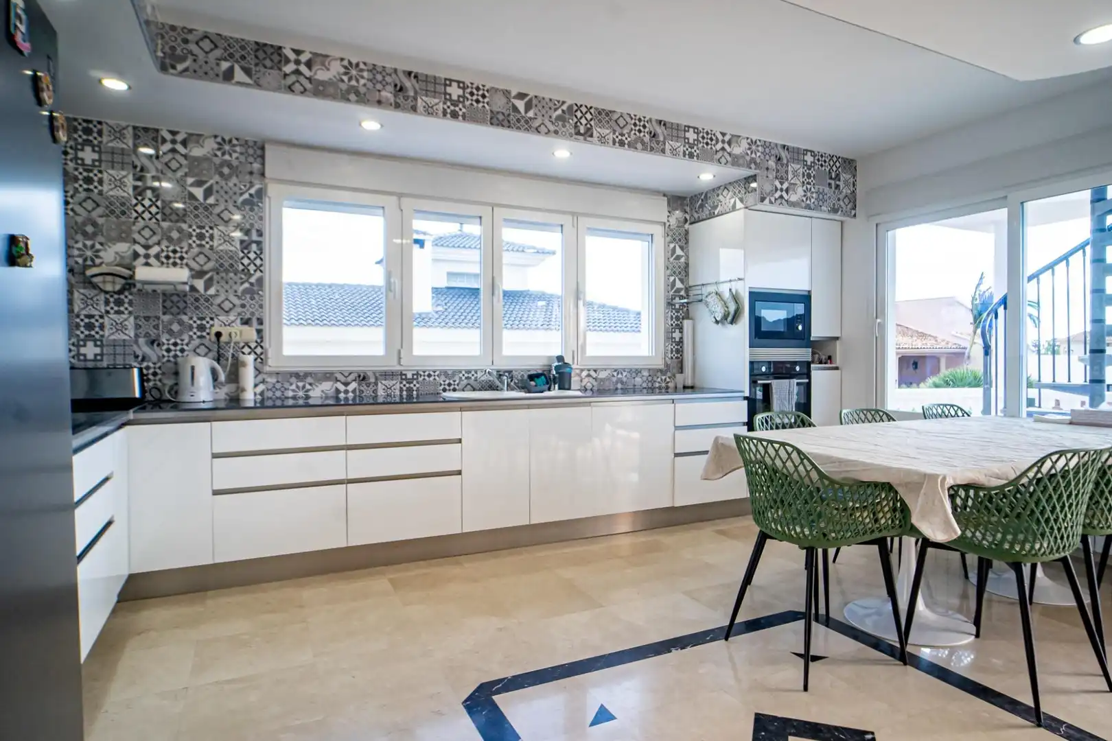 Kitchen of Houses for sale in L'Alfàs del Pi  with Air Conditioner, Heating and Private garden