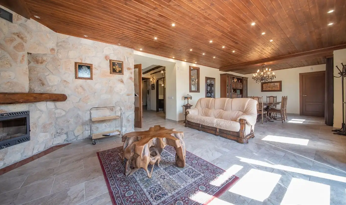 Sala de estar de Casa o chalet en venta en Vilobí del Penedès con Aire acondicionado, Calefacción y Terraza