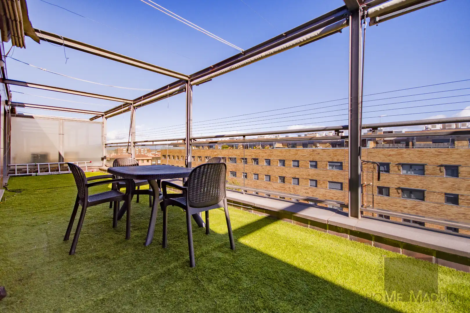 Terrasse von Dachboden zum Verkauf in Madrid mit Klimaanlage, Heizung und Parkett