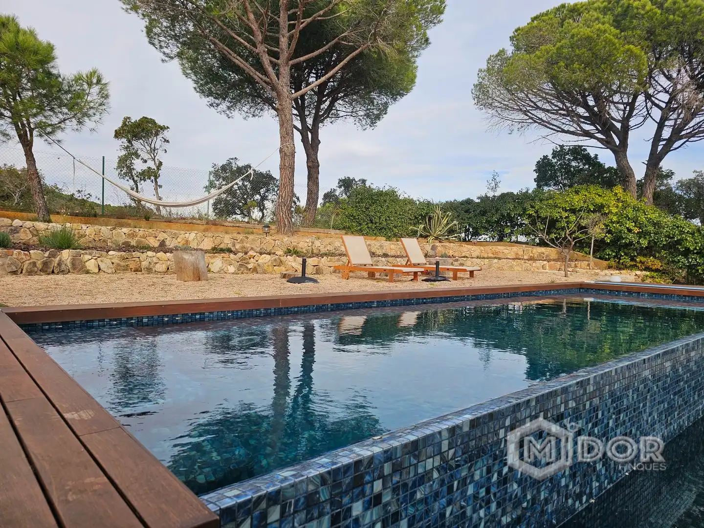 Schwimmbecken von Haus oder Chalet zur Miete in Sant Feliu de Guíxols mit Klimaanlage, Privatgarten und Terrasse