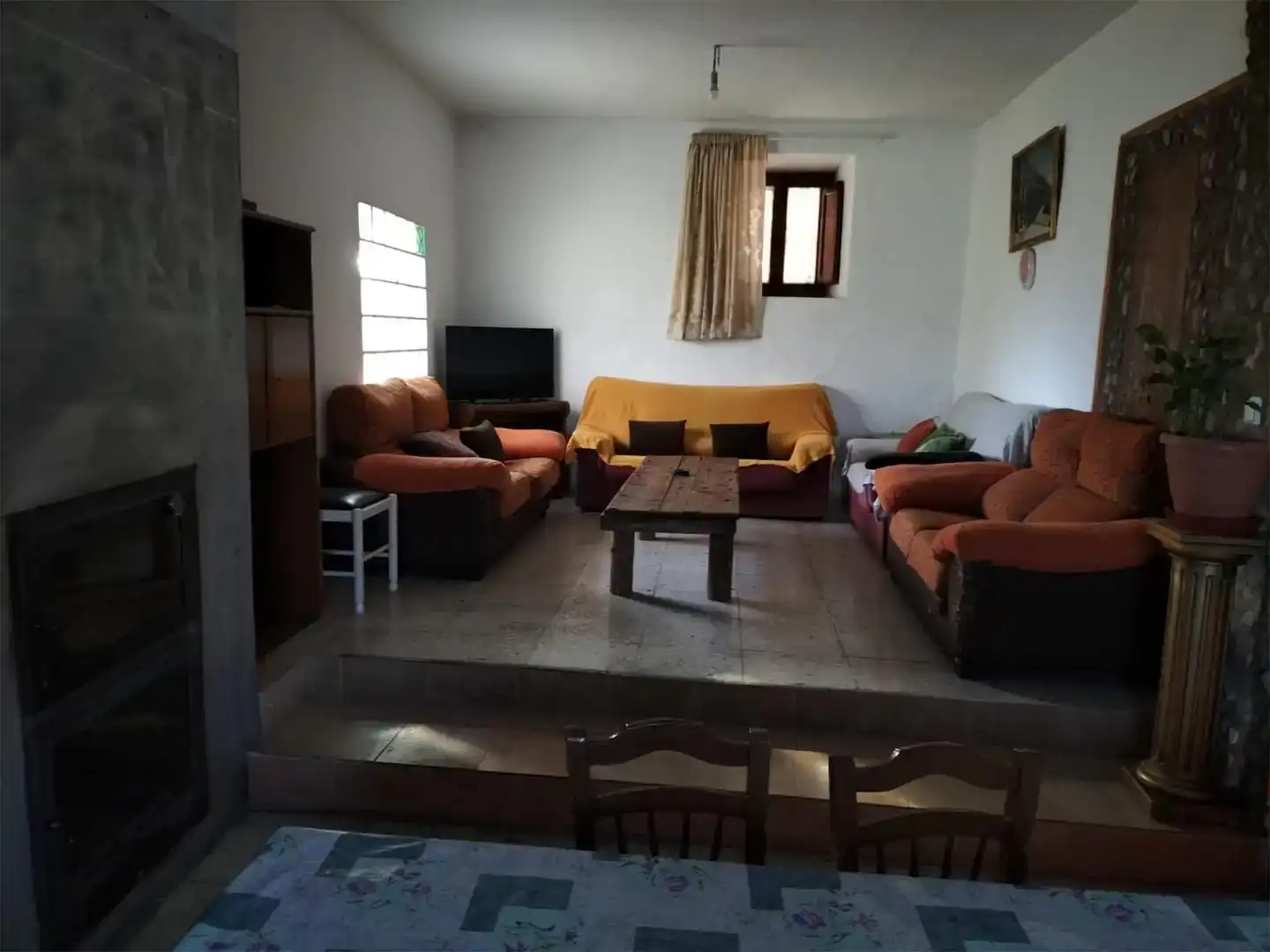 Sala de estar de Finca rústica en venta en Baza con Jardín privado, Trastero y Amueblado