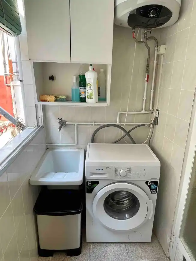 Badezimmer von Wohnungen zur Miete in Tarragona mit Klimaanlage, Heizung und Terrasse