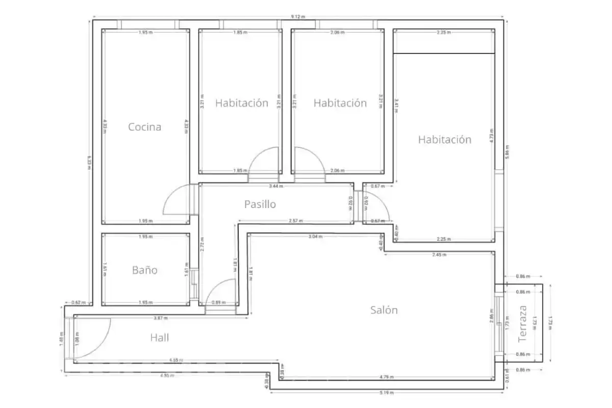 Wohnung zum Verkauf in Madrid mit Klimaanlage, Heizung und Parkett