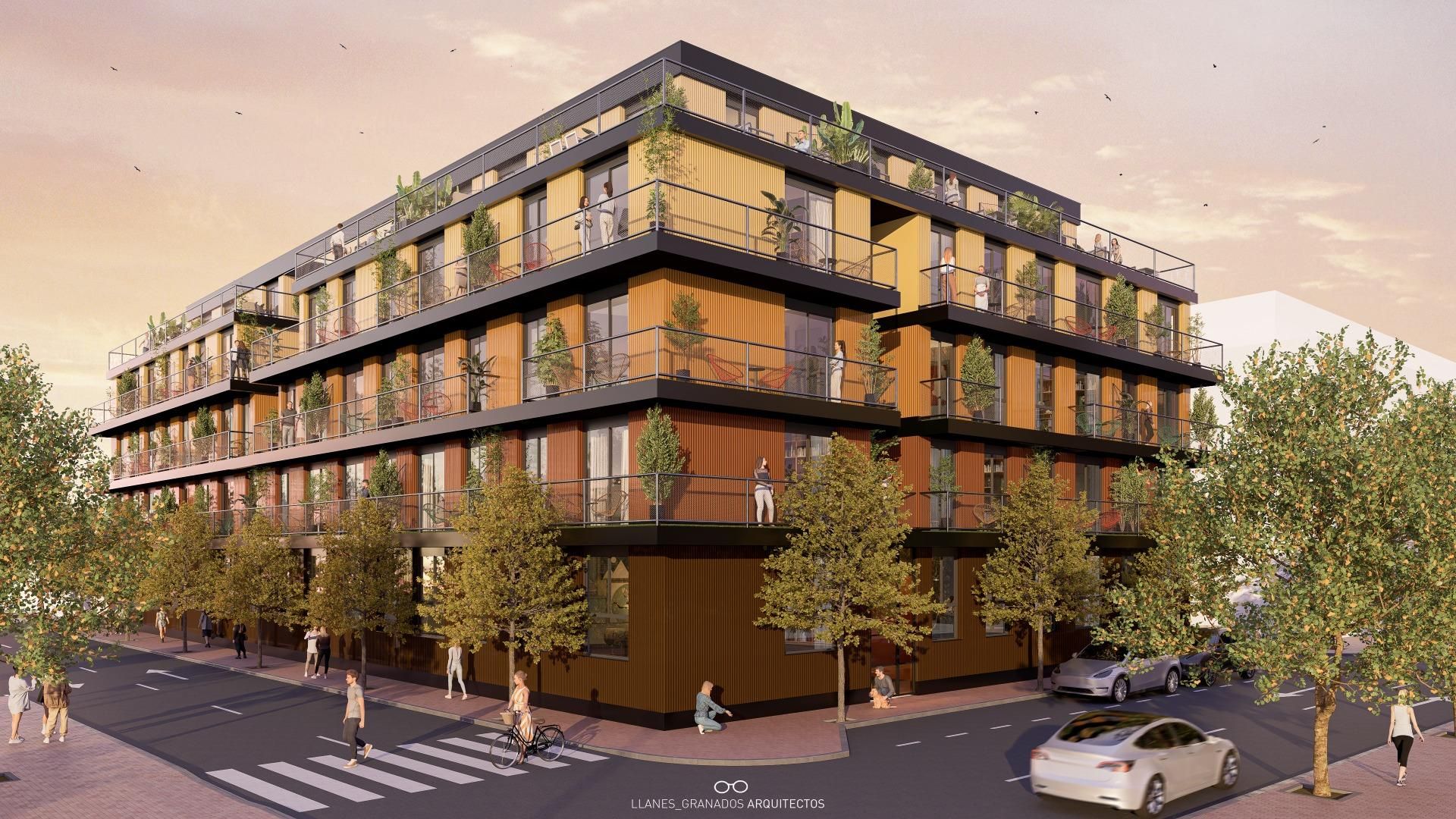 Vista exterior de Piso en venta en  Murcia Capital