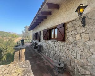 Exterior view of House or chalet for sale in Santa Maria de Miralles  with Heating, Private garden and Terrace