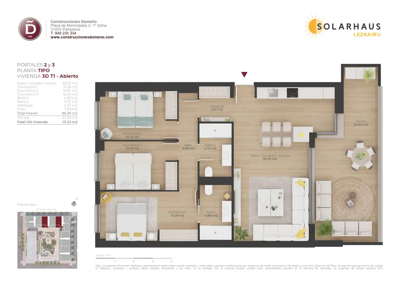 Wohnung zur Miete in Pamplona-Iruña - CALLE MARIA LACUNZA, 11, Lezkairu
