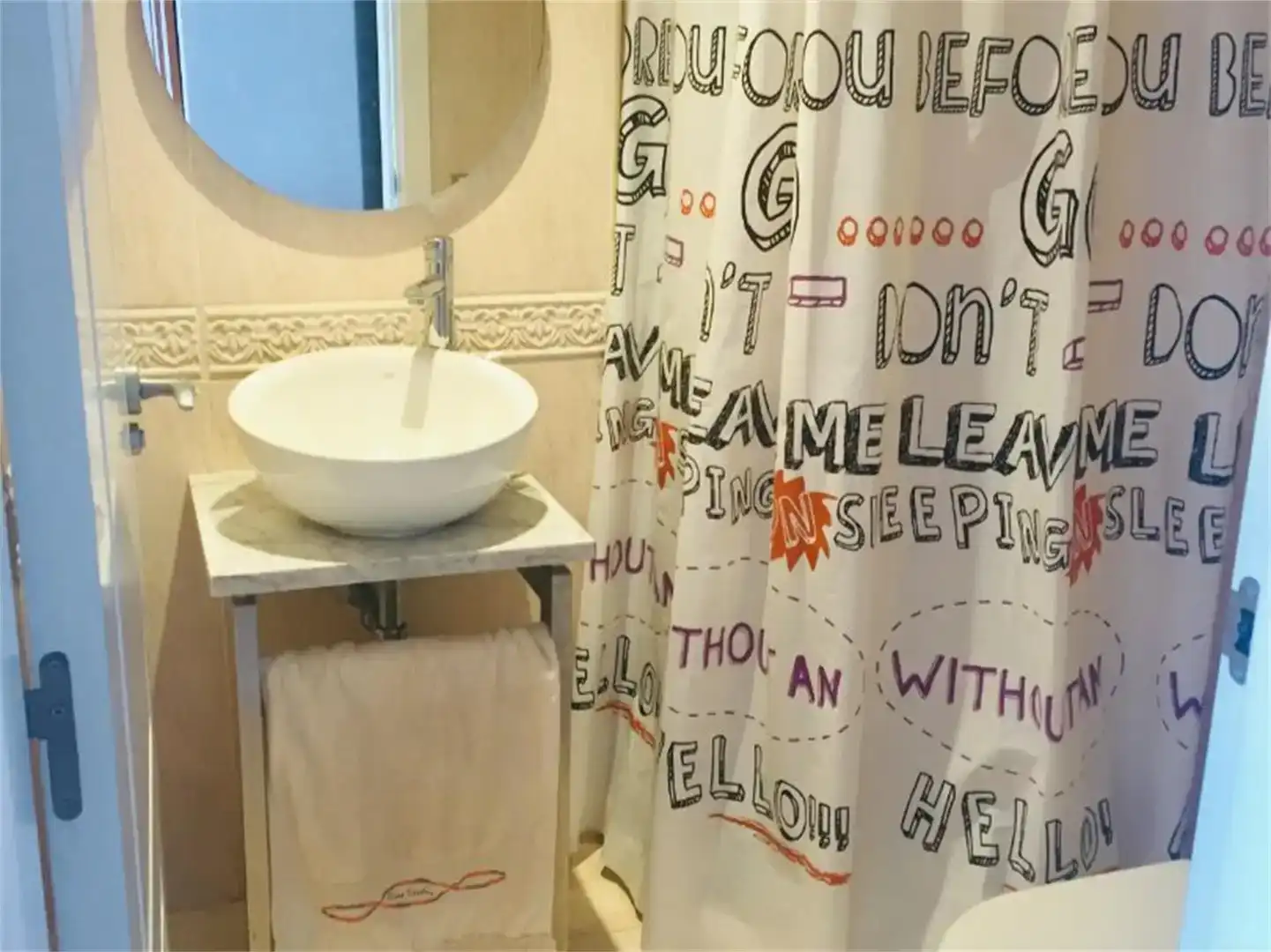 Badezimmer von Wohnungen zur Miete in Dénia mit Klimaanlage, Schwimmbad und Balkon