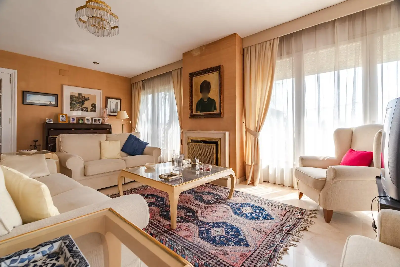 Sala d'estar de Casa o xalet en venda en Móra d'Ebre amb Aire condicionat, Calefacció i Jardí privat