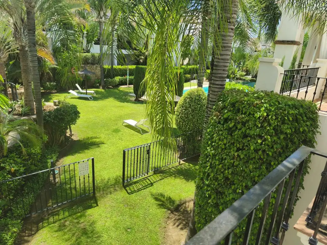 Garden of Flat for sale in Marbella  with Air Conditioner, Heating and Private garden