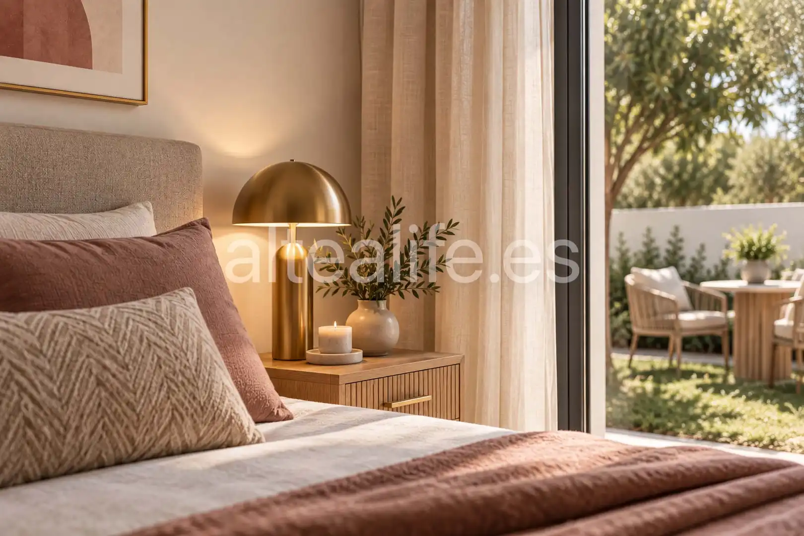 Habitación de Casa o chalet en venta en La Nucia con Aire acondicionado, Calefacción y Jardín privado