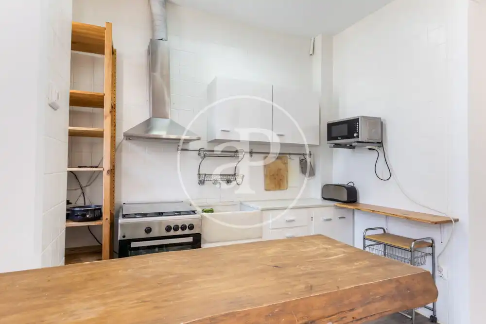 Kitchen of Flat for rent in Valencia  with Air Conditioner, Heating and Furnished