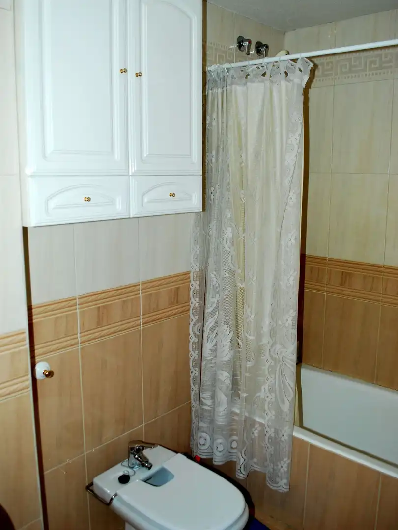 Bathroom of Flat for rent in Ávila  with Heating, Terrace and Furnished