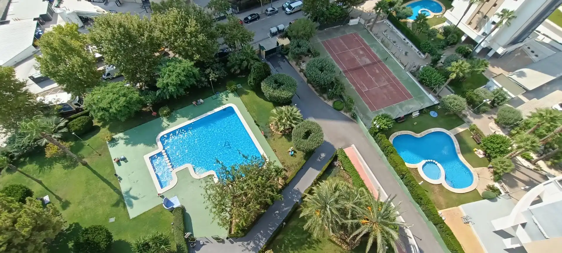Swimming pool of Ground floor for sale in Benidorm  with Air Conditioner, Furnished and Oven