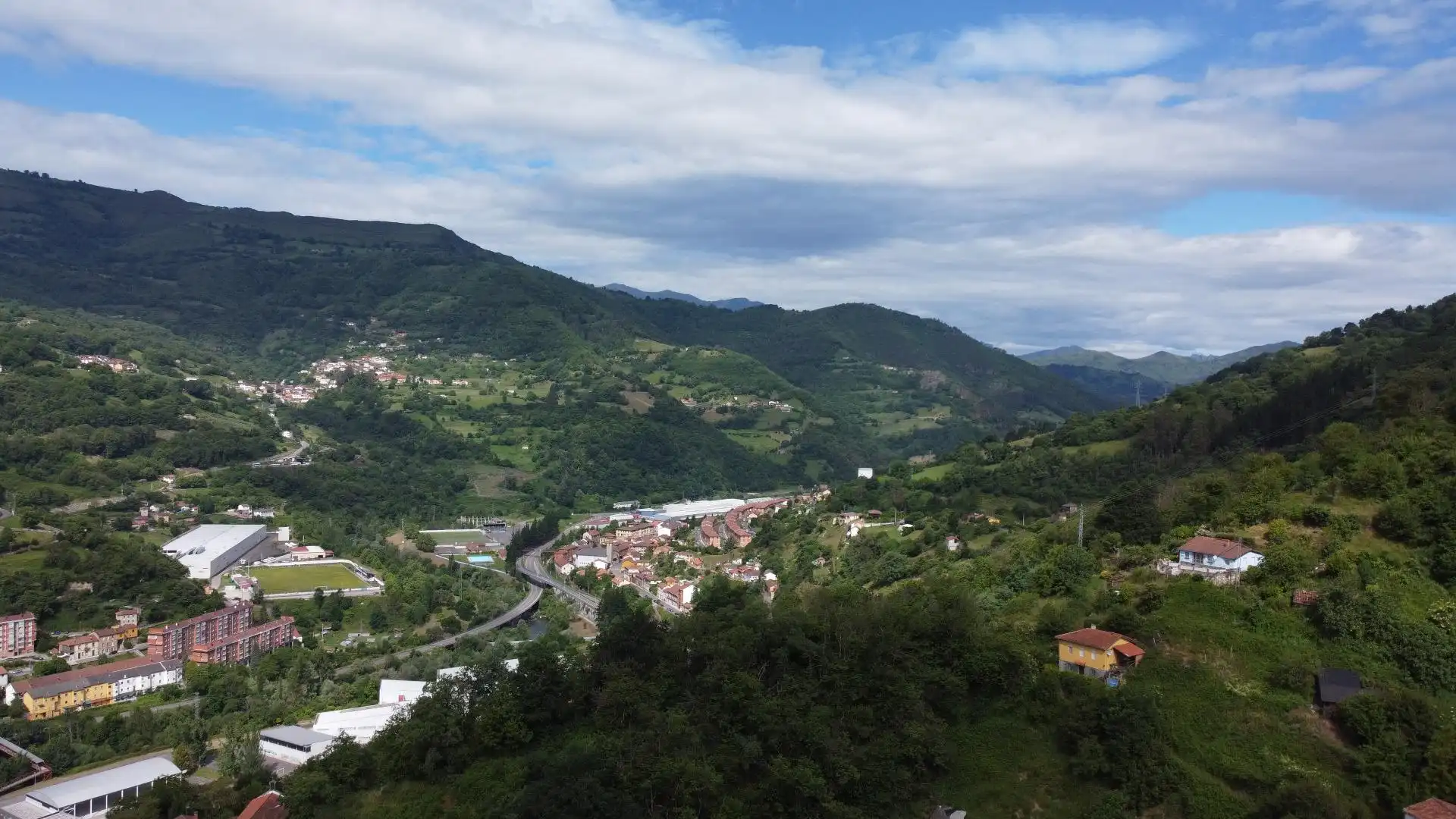 Vista exterior de Planta baixa en venda en Aller