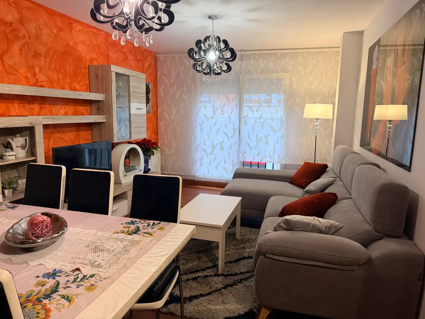 Sala de estar de Dúplex en venta en Torrelavega  con Calefacción, Parquet y Trastero