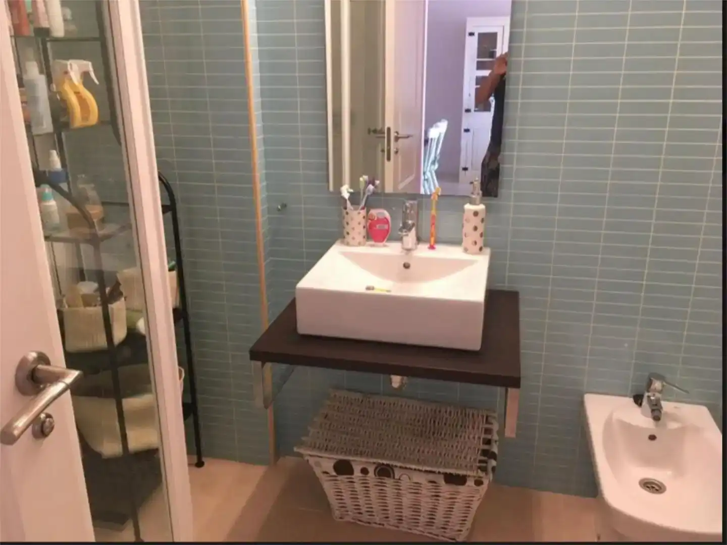 Badezimmer von Wohnung zur Miete in Rota mit Klimaanlage, Schwimmbad und Möbliert