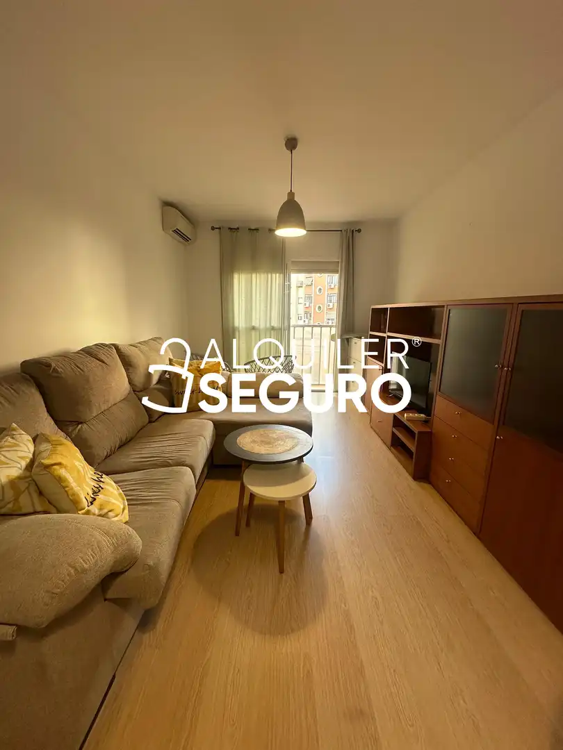 Schlafzimmer von Wohnung zur Miete in Málaga mit Klimaanlage und Möbliert