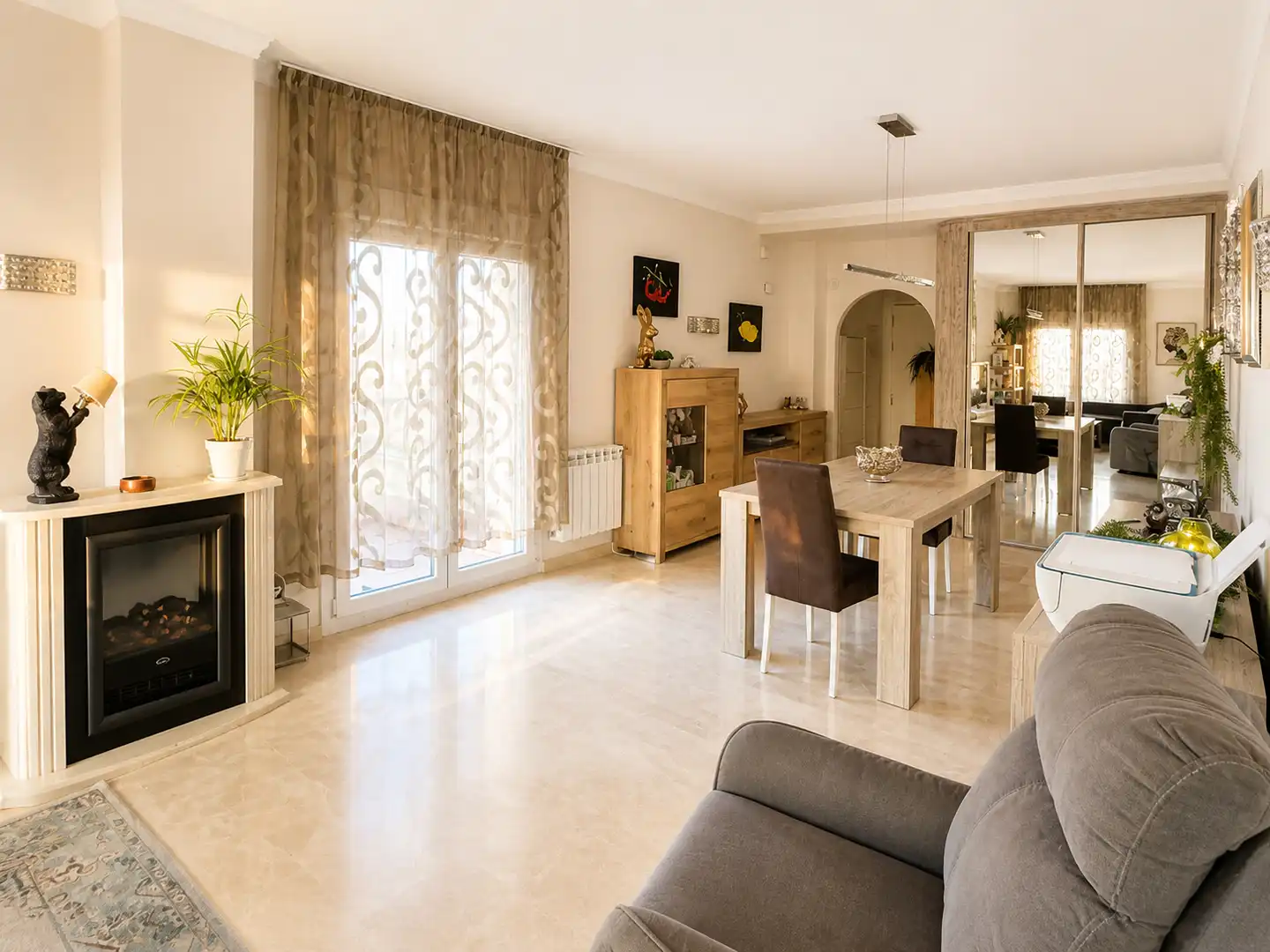 Living room of Flat for sale in Oliva  with Air Conditioner, Heating and Terrace