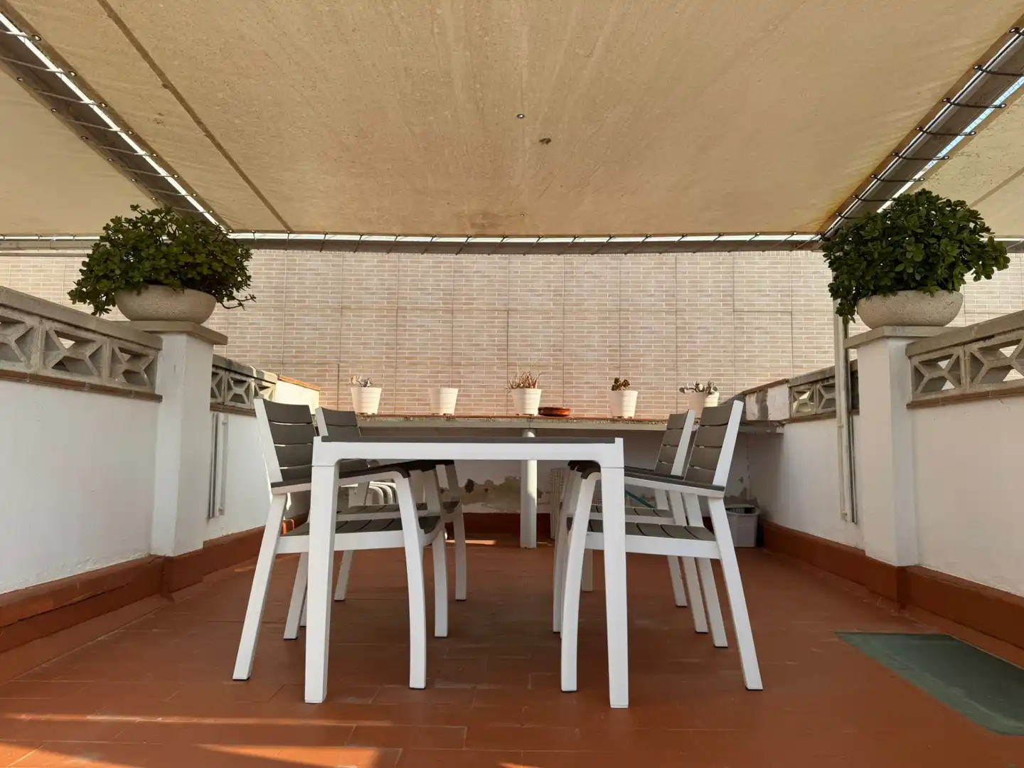 Terrasse von Einfamilien-Reihenhaus zur Miete in Palamós mit Terrasse und Möbliert