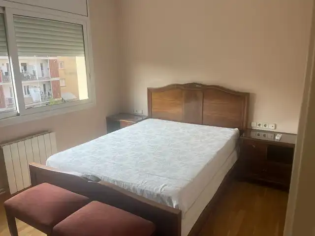 Schlafzimmer von Wohnung zur Miete in Sant Cugat del Vallès mit Klimaanlage, Heizung und Parkett