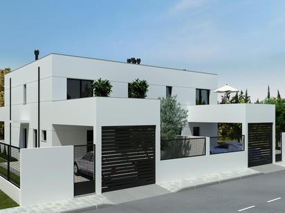 Exterior view of Single-family semi-detached for sale in Villalbilla  with Terrace