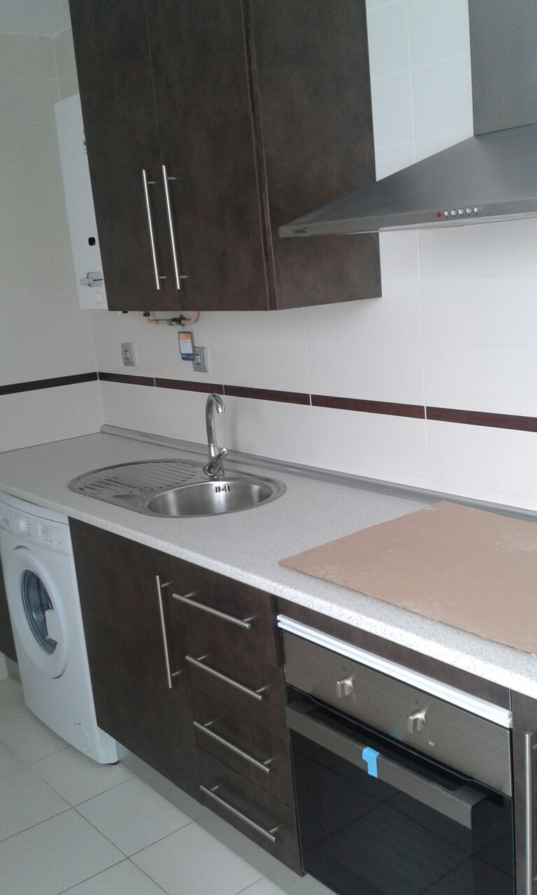 Cuina de Pis de lloguer en Badajoz Capital amb Aire condicionat, Parquet i Moblat