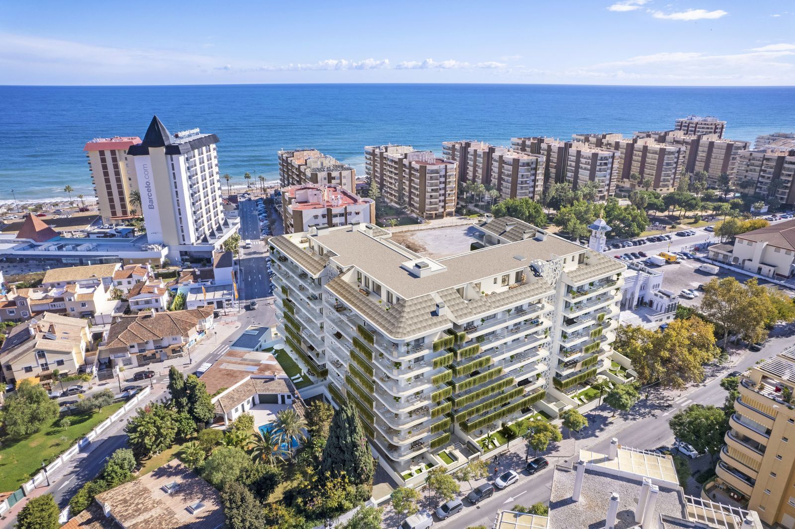 Vista exterior de Àtic en venda en Fuengirola amb Aire condicionat, Calefacció i Terrassa