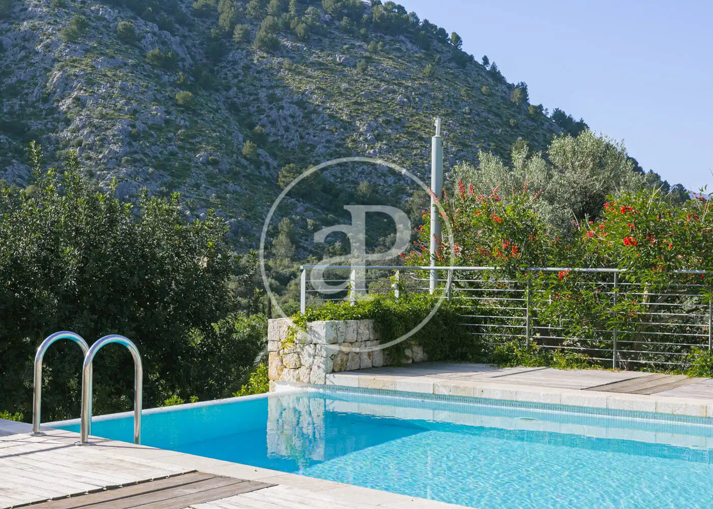 Swimming pool of Houses for rent in Pollença  with Air Conditioner, Heating and Private garden