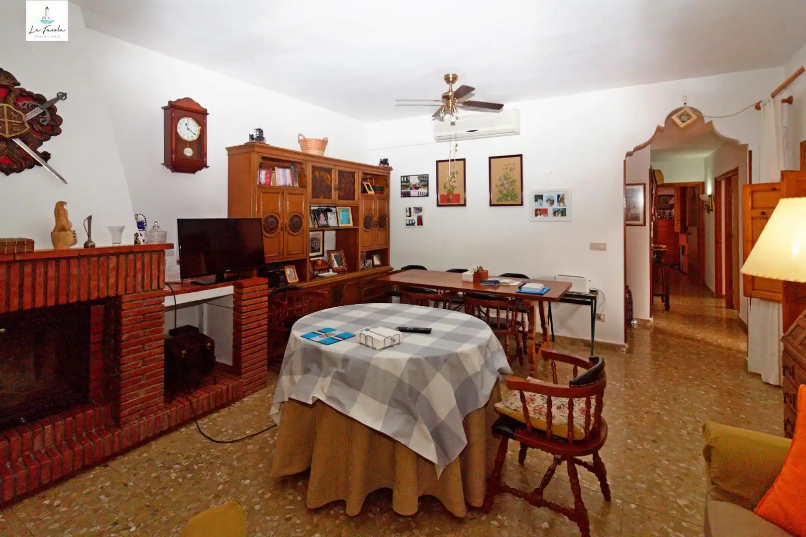 Menjador de Casa o xalet en venda en Carratraca amb Aire condicionat, Jardí privat i Terrassa