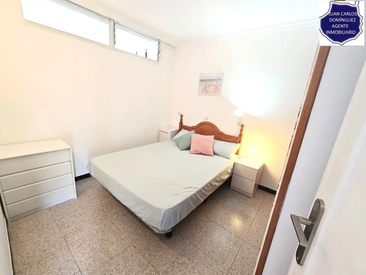 Dormitori de Apartament de lloguer en San Bartolomé de Tirajana amb Moblat i Piscina comunitària