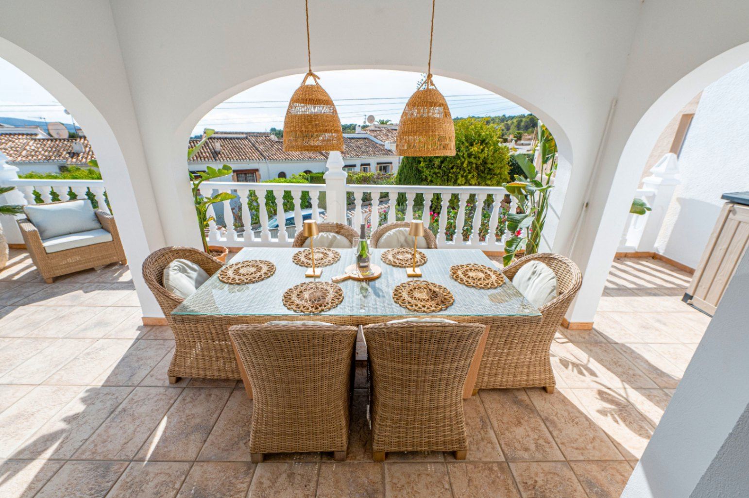 Terrace of Houses for sale in Moraira  with Air Conditioner, Heating and Private garden