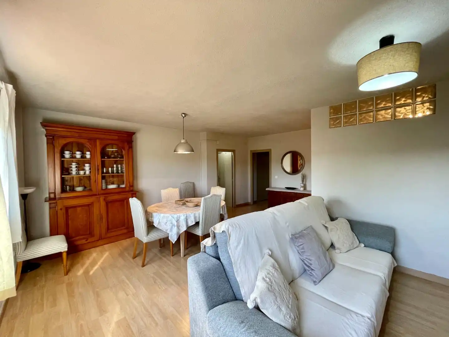Living room of Flat for rent in Alcalá de la Selva  with Heating, Terrace and Storage room