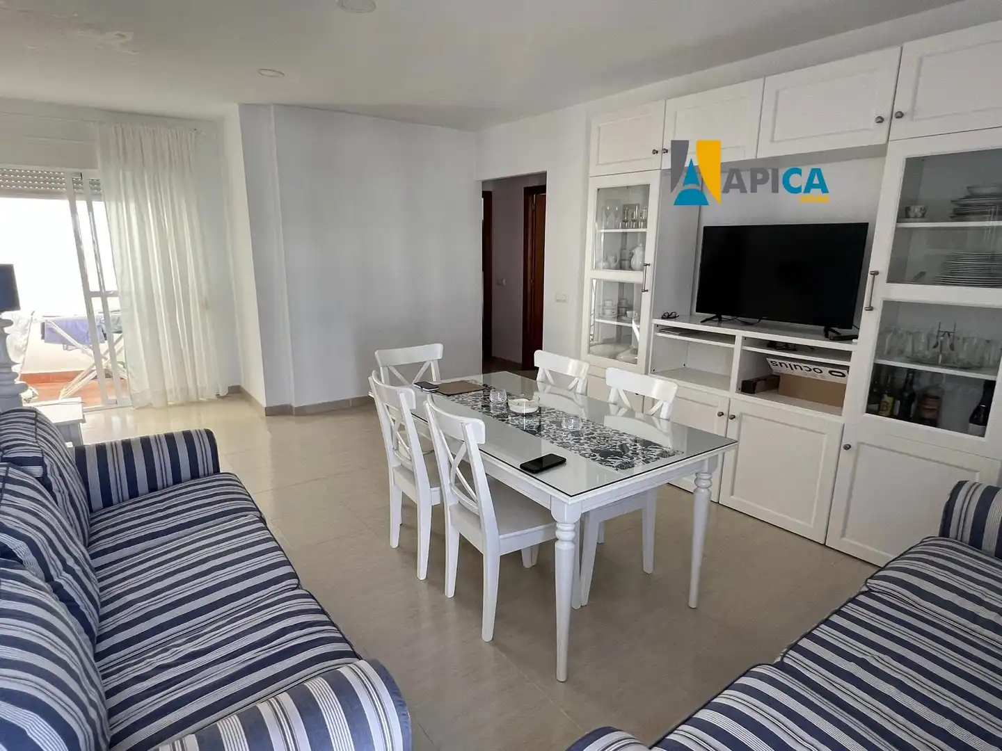 Living room of Flat for sale in Conil de la Frontera  with Air Conditioner and Furnished