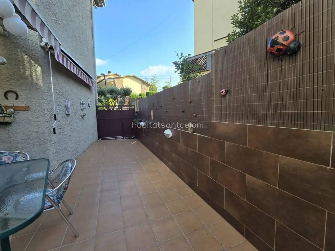 Terrassa de Casa adosada en venda en Sant Celoni amb Aire condicionat, Calefacció i Jardí privat