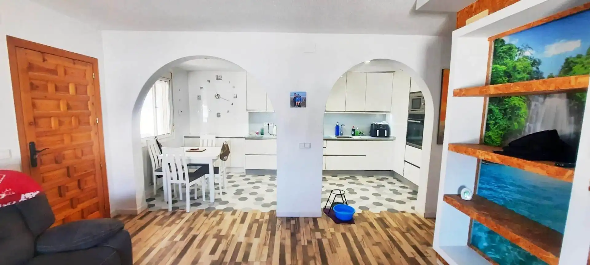 Cocina de Casa o chalet en venta en Mazarrón con Aire acondicionado, Calefacción y Jardín privado