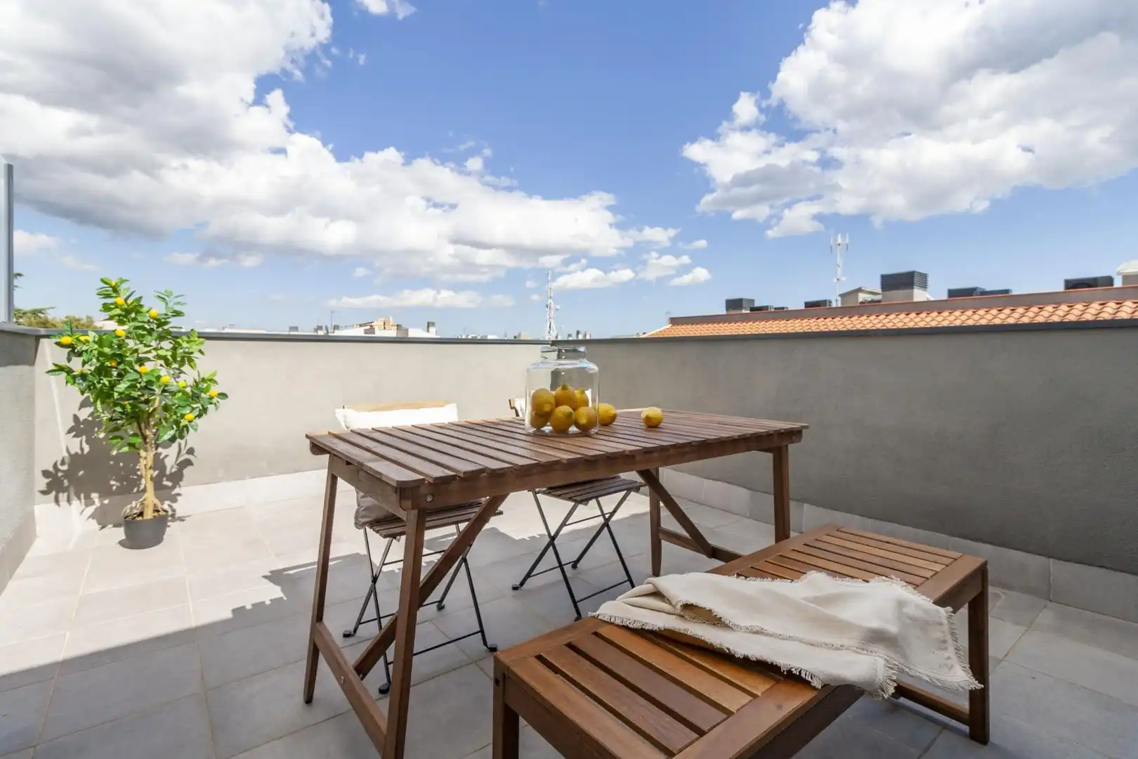 Terrasse von Dachboden zum Verkauf in Terrassa