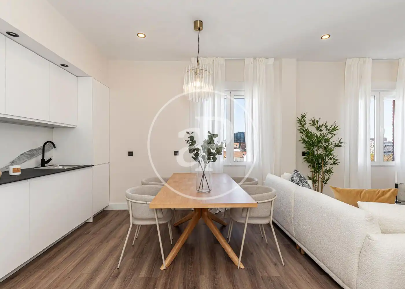 Comedor de Piso en venta en Madrid con Terraza