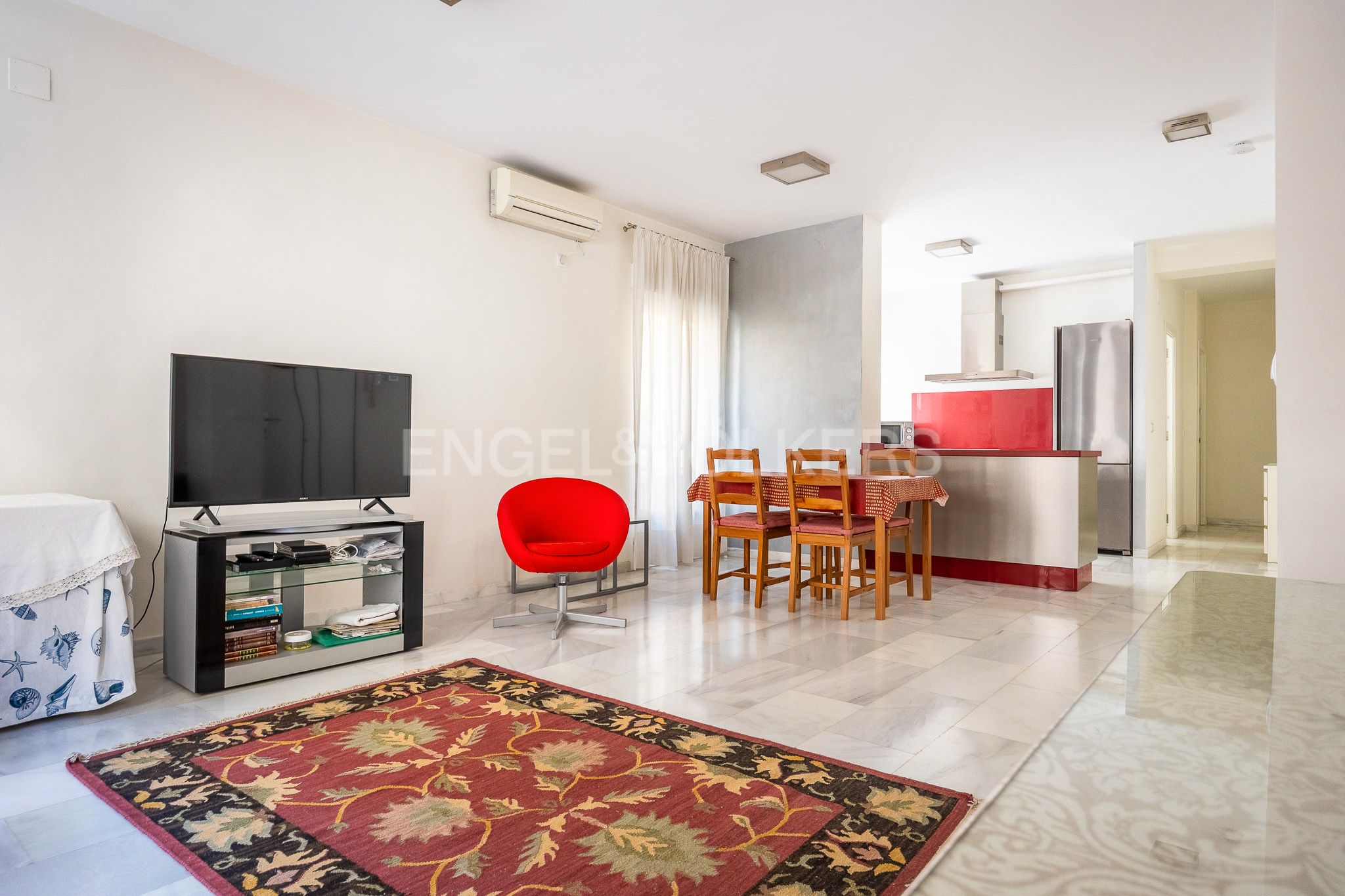 Sala de estar de Apartamento en venta en  Sevilla Capital con Aire acondicionado y Calefacción