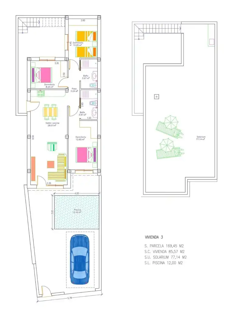 Chalet con piscina en venta en San Javier ciudad, imagen 9
