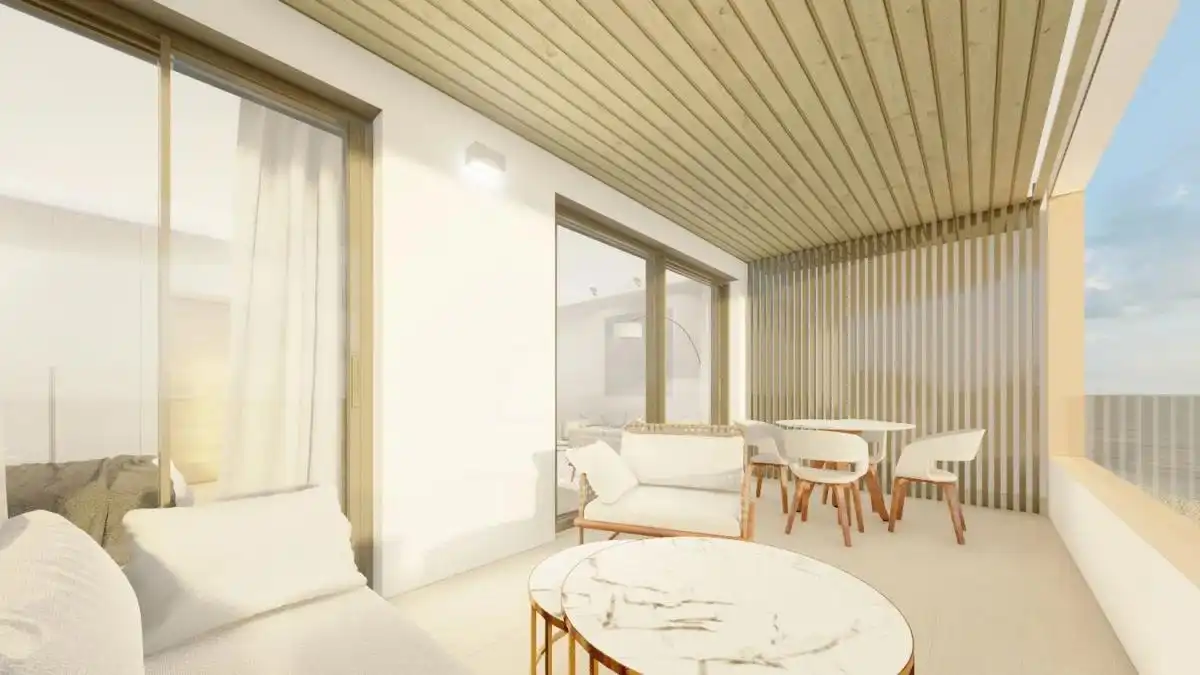Terrace of Attic for sale in Villajoyosa / La Vila Joiosa  with Air Conditioner, Private garden and Terrace